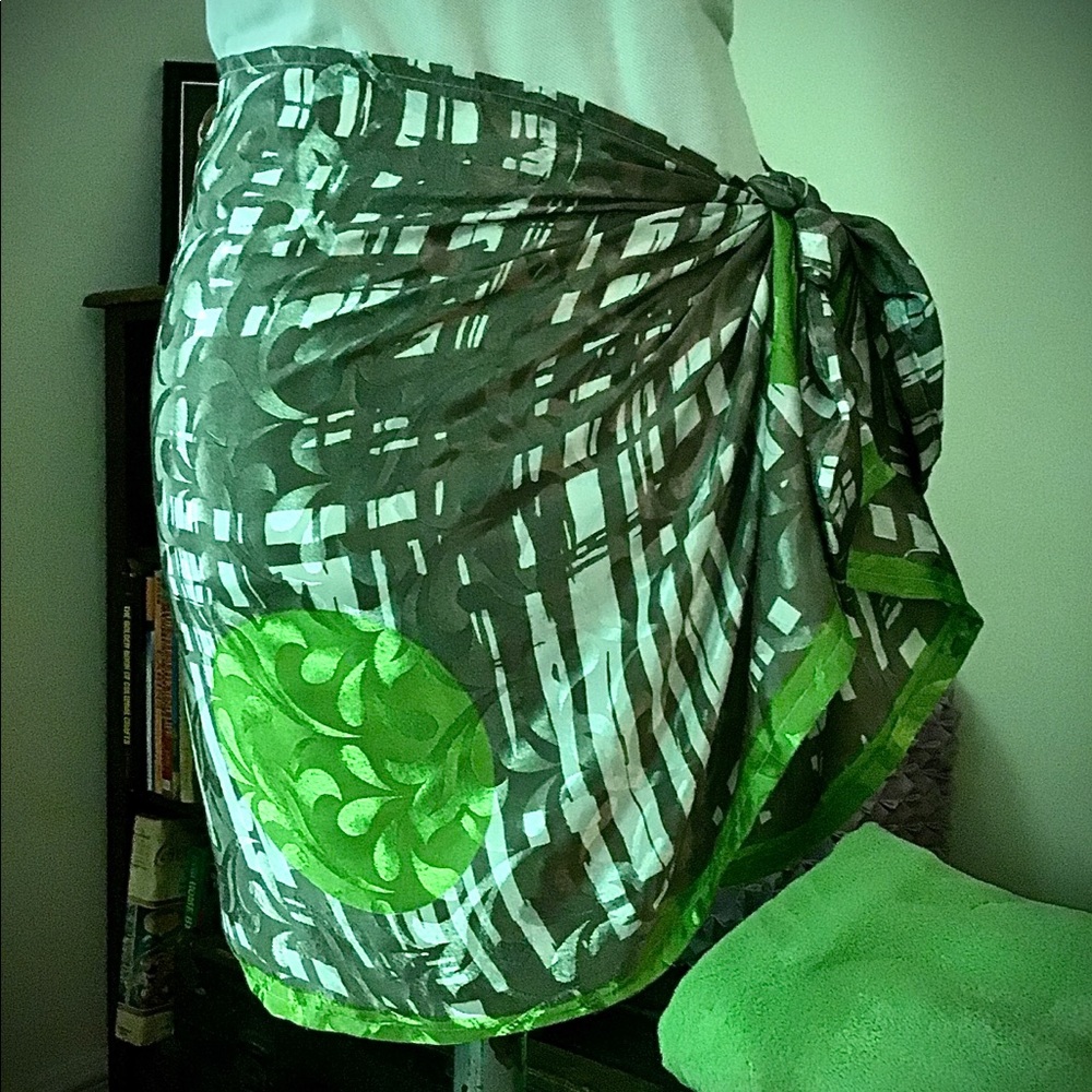 NWOT Handmade Mini Sarong made from Vintage Sari Fabric